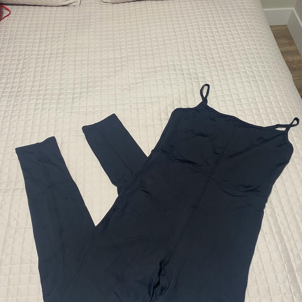 Francesca's Collections Navy Jumpsuit